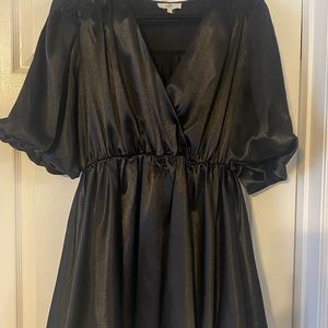 Large Black midi dress
